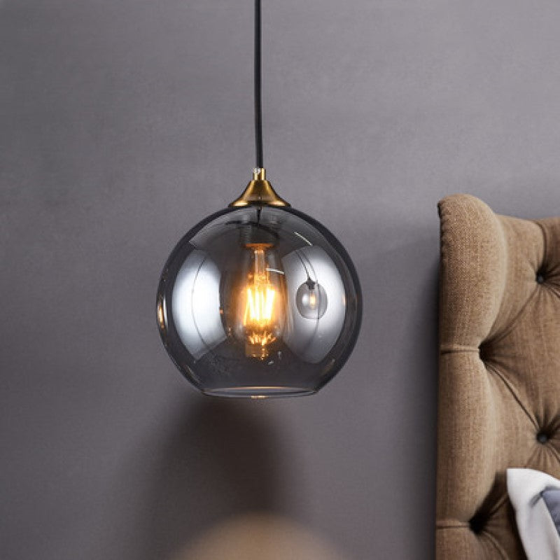 Nordic Glass Pendant Chandelier – Multi-Style LED Bedside & Dining Room Light | 22 Styles | Amber, Gold, Silver & More