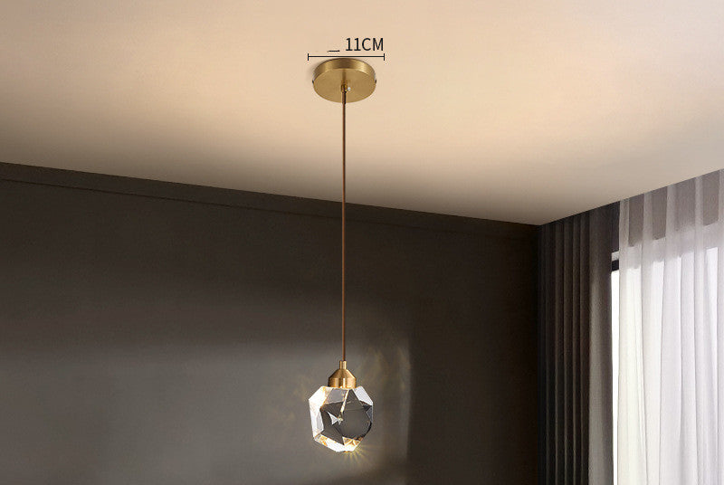 Modern Simple Crystal Chandelier – LED Pendant Light