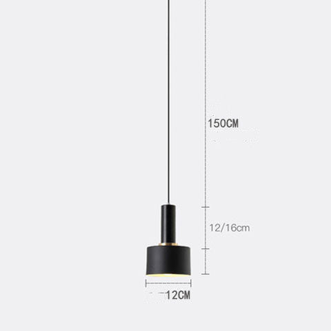 Bedside LED Chandelier – Modern Aluminum Iron Pendant Light | 5 Colors & 5 Light Modes
