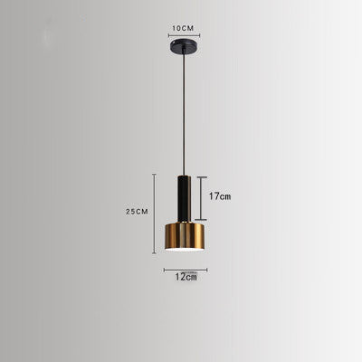 Bedside LED Chandelier – Modern Aluminum Iron Pendant Light | 5 Colors & 5 Light Modes