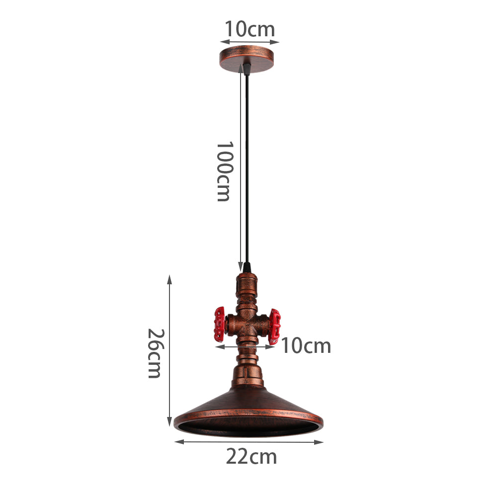 Industrial Style Retro Iron Chandelier – European Art Cafe & Bar Pendant Light