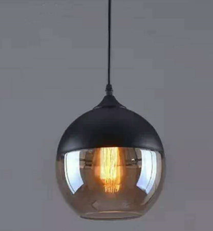 Industrial Glass Chandelier – American Style LED Pendant Light for Bars & Restaurants