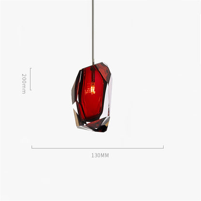 Nordic Postmodern Creative Glass Chandelier – LED Pendant Light for Bedroom, Dining Room & Living Room