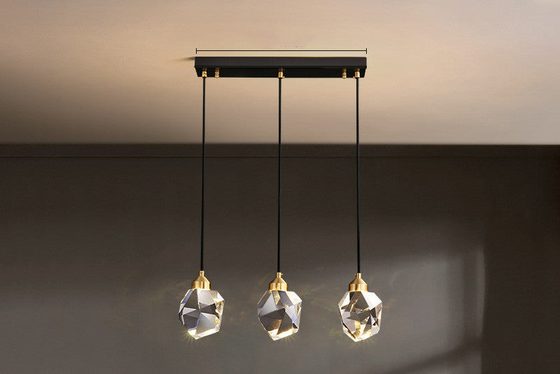 Modern Simple Crystal Chandelier – LED Pendant Light