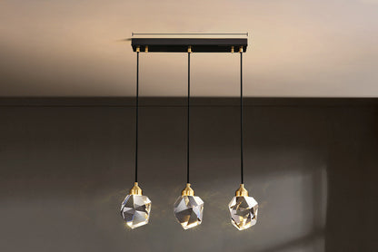 Modern Simple Crystal Chandelier – LED Pendant Light