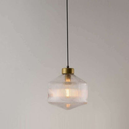 Modern Minimalist Nordic Glass Chandelier – European Style Metal & Glass Pendant Light