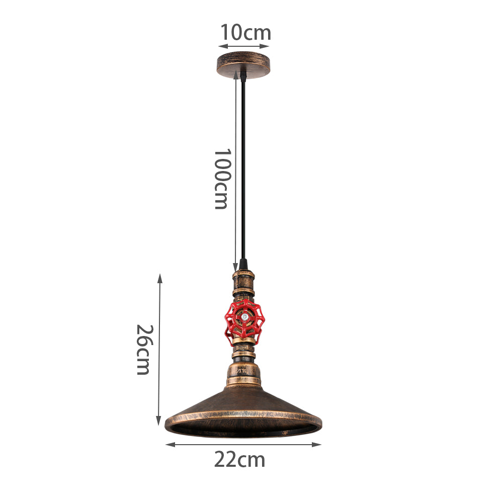 Industrial Style Retro Iron Chandelier – European Art Cafe & Bar Pendant Light