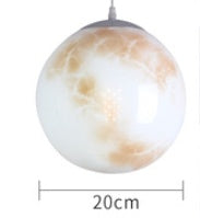Nordic Industrial Style Moon Lamp Chandelier – LED Pendant Light