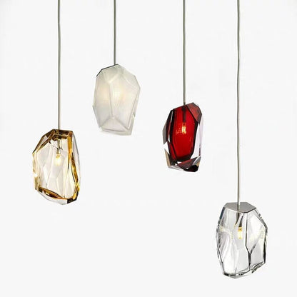 Nordic Postmodern Creative Glass Chandelier – LED Pendant Light for Bedroom, Dining Room & Living Room