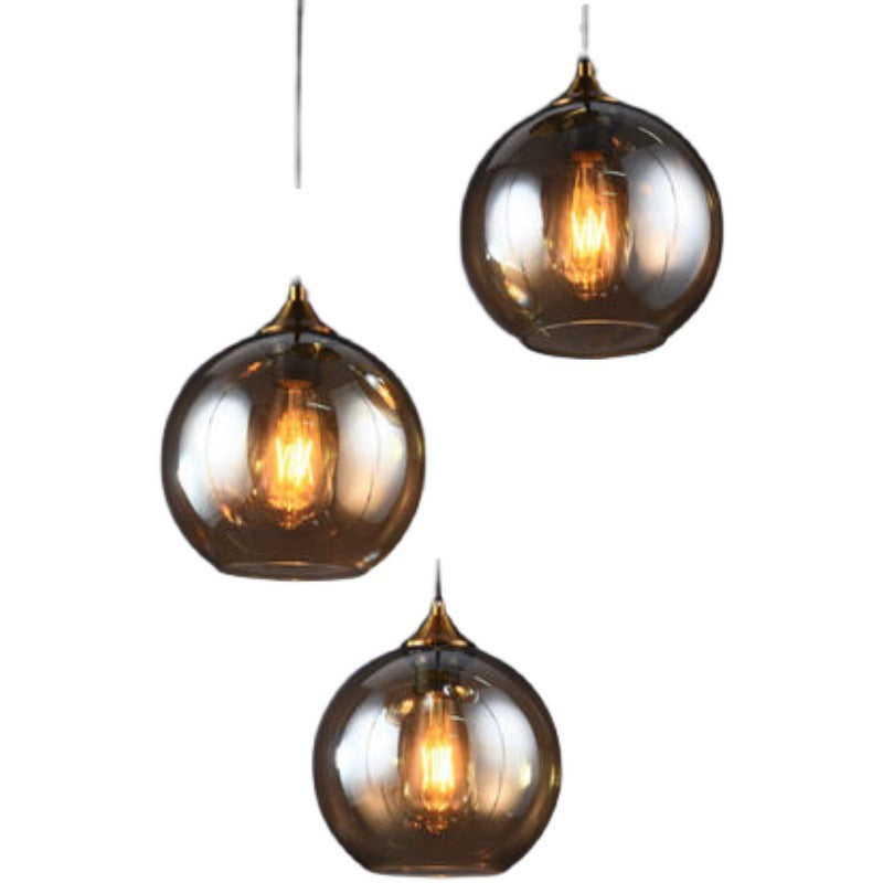 Nordic Glass Pendant Chandelier – Multi-Style LED Bedside & Dining Room Light | 22 Styles | Amber, Gold, Silver & More