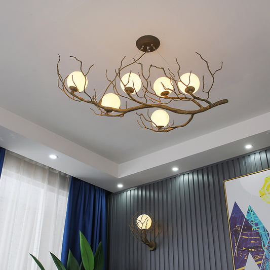 Creative Modern Minimalist Chandelier – Artistic Pendant Light for Living Room, Bedroom & Tea Room