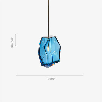 Nordic Postmodern Creative Glass Chandelier – LED Pendant Light for Bedroom, Dining Room & Living Room