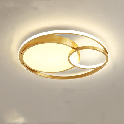 Nordic Round Chandelier – Modern Minimalist LED Ceiling Light with Remote Control